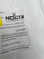 (QTY 5) NoCry 506UG Clear Lightweight Safety Glasses Adjustable Frame