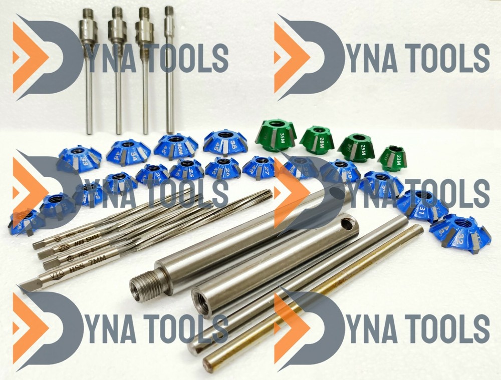 MOTORCYCLES, ATV HEADS, DIRT BIKES VALVE SEAT CUTTER KIT CARBIDE TIPPED 34x