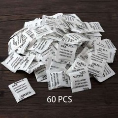 60Pcs 100Pcs 3g 5g Grams Silica Gel Desiccant Pack Moisture Absorber Reusable
