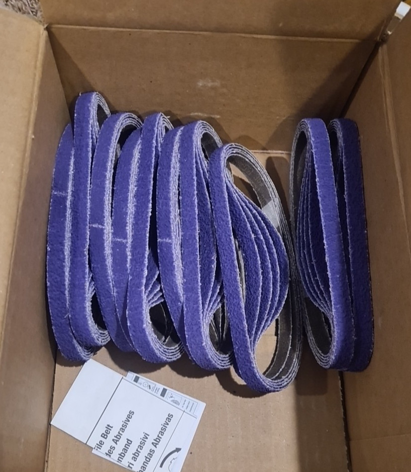 3M Cubitron II File Belt Sander 33443 36+ 50 COUNT 12.7 mm x 457.2mm