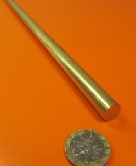 360 Brass Rod 1/2″ (.500″) Diameter x 24.0″ Length
