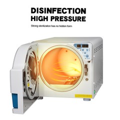 18L Class N Dental Autoclave Medical Steam Sterilizer Drying Function Wooden Box