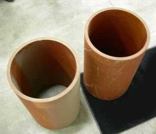 PHENOLIC TUBING CE GRADE 22″ OD x 1″ WALL x 20″ ID X 36″ NATURAL COLOR 15304-A2