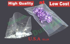 1000-10000 pcs Clear Flat Open Top Poly Bag 2 Mil LDPE Food Safe Various Sizes