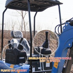 FREE SHIP 1.8Ton Mini Excavator 4000lb Digger KUBOTA Pilot Digger 7Attachment