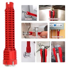 Faucet Sink Installer Multi Tool Pipe Wrench For Plumbers Homeowners Spanner USA
