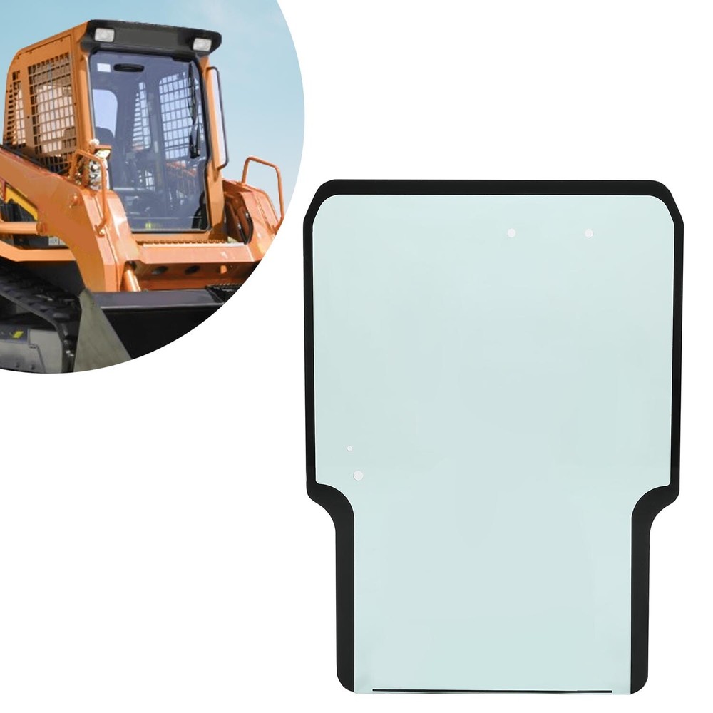 Clear Front Windshield Door Glass For Takeuchi TL8/TL10/TL12/TL130/TL150/TL230