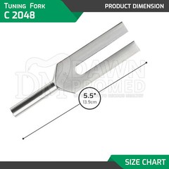 Tuning Fork For C 2048 ENT Healing Therapy Diagnostic Exam Medical Inst German G