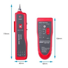 RJ45 LAN Cable Tester RJ11 Cat5 Cat6 Network Wire Tracker Tone Line Finder Kit