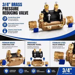 34-350 Backflow Preventer 3/4” Double Check Valve 350XL Replacement for Zurn