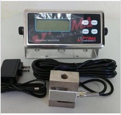 Compression Scale 3000X0.5 lb S Type load cell / Digital Indicator,20′ Cable,New