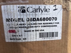 Carlyle 06DA680070 Cylinder Head Cooling Fan Assembly 230V 06D Compressor
