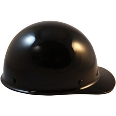 MSA Skullgard Cap Style with Swing Suspension – Custom Black