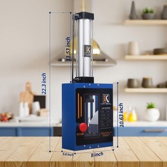 Pneumatic Can Crusher, Fully Enclosed Air Powered Aluminum Can Crusher with B…