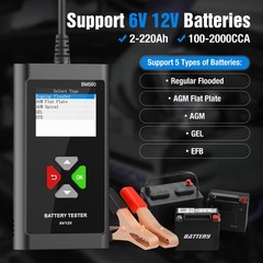 Battery Load Tester 6V 12V Car Battery Tester 1002000CCA Automotive Battery T…