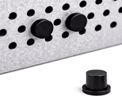 3/8″ Solid Rubber Push In Feet Fits 3/8″ Hole 1/8″ Height 5/8″ OD