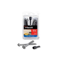 FastenMaster LedgerLok 3-5/8 in Hex Epoxy Wood Screws 12 pk FMLL358-12