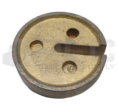 2KG CALIBRATION WEIGHT SLOTTED, 4.4LBS 5.25″ X 5.25″ X 1.25″