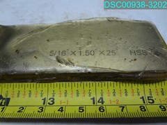 QTY=2: 5/16″ X 1-1/2″ X 25″ HSS 9″ L X 1-1/2″W