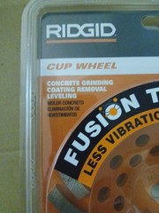RIDGID Turbo Cup 7″ Grinding Wheel 24 Segment Blade Concrete Surfacing TAW7024P1