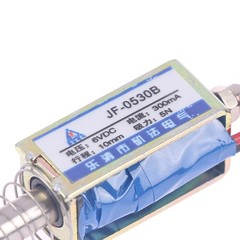 1Pc JF-0530B DC 6/12/24V Push&Pull Type Electromagnet Keeping Force 5N Solenoid