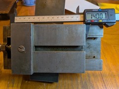 Metal Lathe Cross Slide BC Ames Compound Tool Holder