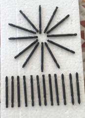 IRWIN 24PC #20 X 2″ USA DOUBLE END DRILL BITS 135 DEGEE S/P BLACK