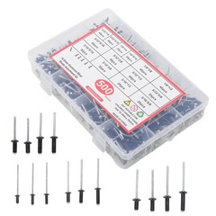 500 Pack pop rivets assortment kits 3/32″ 1/8″ 5/32″ 3/16″ For DIY USE