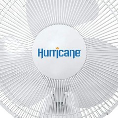 Hurricane 16″ 90 Degree Oscillating 3 Speed Wall Mounted Fan, White (Open Box)