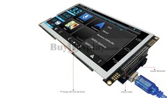 7″ inch TFT LCD Resistive Touch RA8875 Shield for Arduino Due,MEGA 2560 Uno