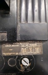 Chipped GE Circuit Breaker 200 Amp 600 Volt TFJ236200 200A Tested Works Perfect