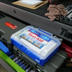 First Aid Kit, OSHA Compliant, 260 Pc for 50 People, Home/Car/Work