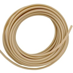 Santoprene 73A Natural Rubber Tubing, 5/8 in ID X 7/8 in OD–50 ft, FDA Tubing