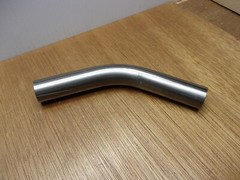 1″ OD X .76″ ID X .120″ Wall Low Carbon 1010 Steel Tubing 45 Degree Bend 3″ Leg