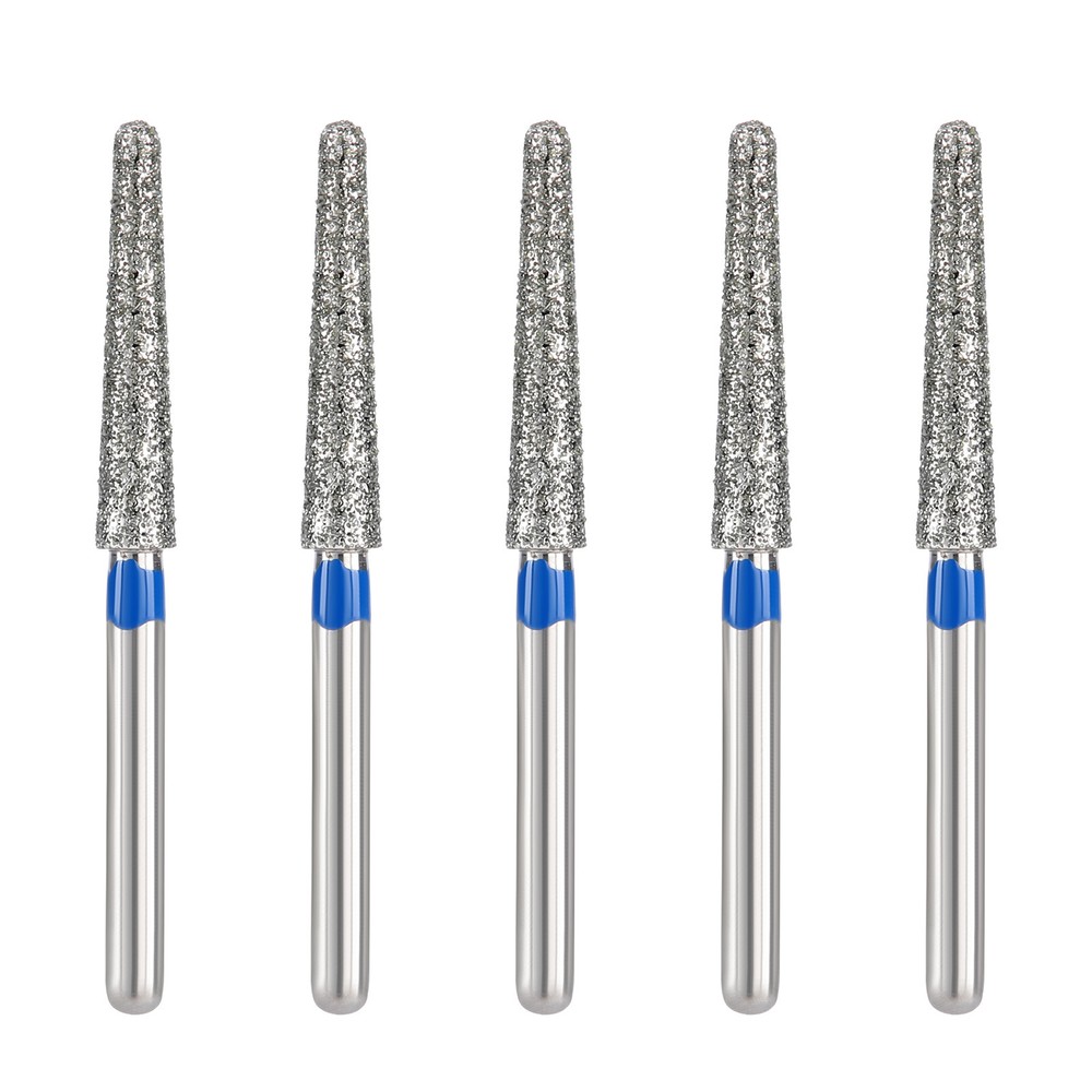 JMU Dental Diamond Burs Round End Taper FG 856L-020M/856L-023M Medium Grit