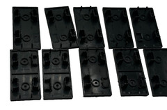 Lot of 10 V-Slot Aluminum Profile End Caps Black MK 2508 ABS System Profiles ✅