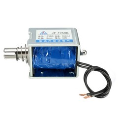 DC12V 360mA 60N 10mm Electromagnet, Pull Push Frame Linear Solenoid