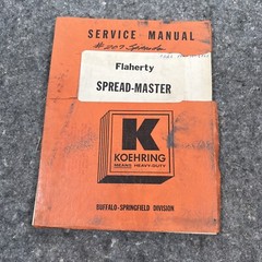 Koehring Co. Flaherty Spread-Master Service Manual #207 Spreader
