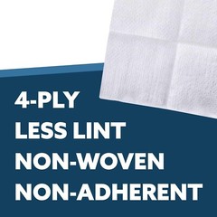 Non-Woven Gauze Sponges, Gauze Pads, Non Sterile, 2″ X 2″ 4-Ply, 200/Pack