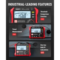 Kaiweets KE1000 Insulation Resistance Tester Megohmmeter Multimeter DAR PI 1000V