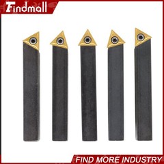 Findmall 5Pcs 1/2″ Indexable Carbide Insert Turning Tooling Bit Holder For Lathe