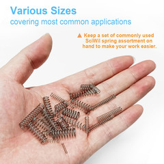 390-Piece Compression Spring Assortment Kit, 28 Sizes Small Springs Set, Stainle