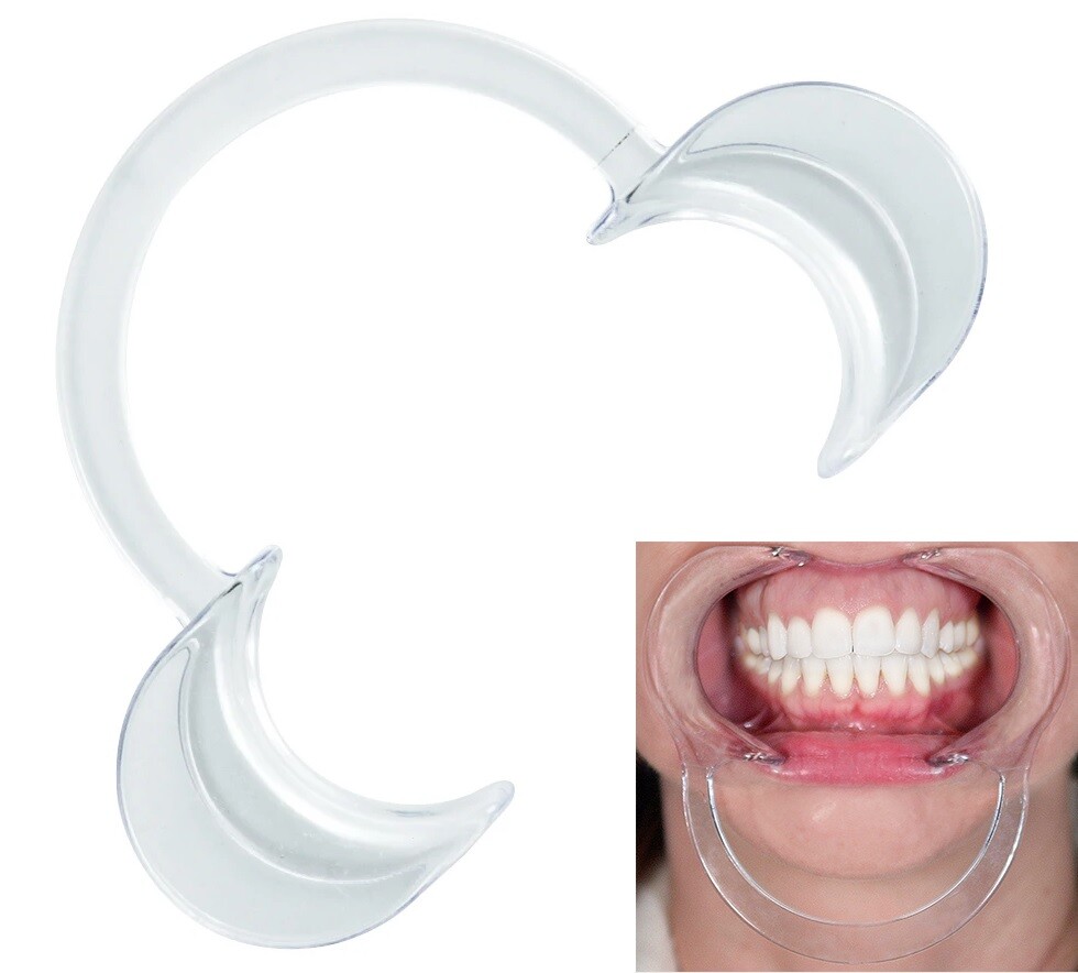 40 Large Teeth Whitening Cheek Retractor, Autoclavable Dental Mouth Opener Game