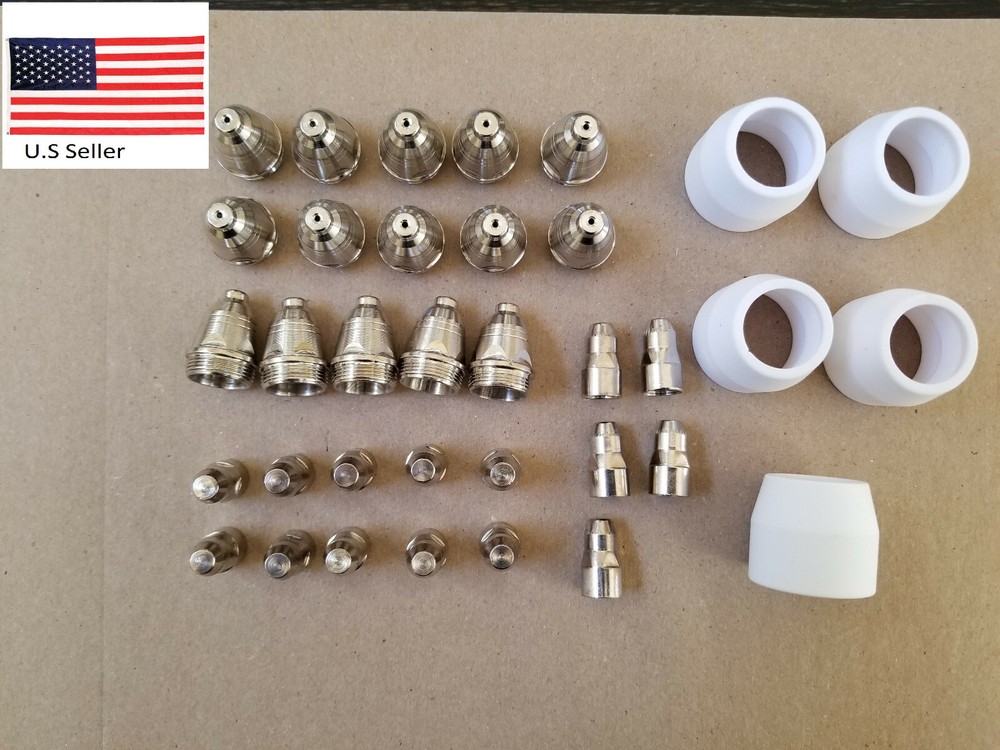Amico CHF-50 CUT-50HF Plasma Cutter Torch Tips Consumables 35 PCS set Pilot ARC