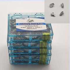 10Boxes Dental Buccal Tubes 1st Roth 022 U1/L1 Mesh Base With Mark 50sets/box