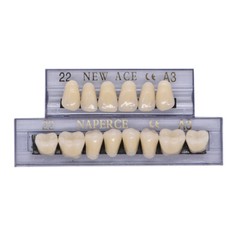 168Pcs Dental Acrylic Resin Denture 22#A3 Full Set Teeth Upper Lower Shade Tooth