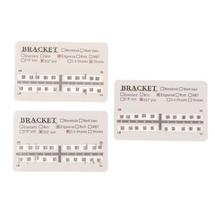 20pcs/set Dental Orthodontic Mini Edgewise Metal Bracket with/no hooks