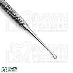 6 Pcs Molt Bone Curette 2/4 Periosteal Elevator 7″ Surgical Implant Dental Set