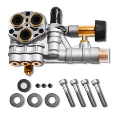Pressure Washer Pump Manifold Kit 7108366 With Mounting Bolt Washer Pump Sliver