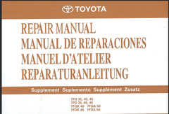 Toyota 7FG35, 7FG40, 7FG45, 7FD35, 7FD40, 7FD45 Service Repair Manual PDF USB